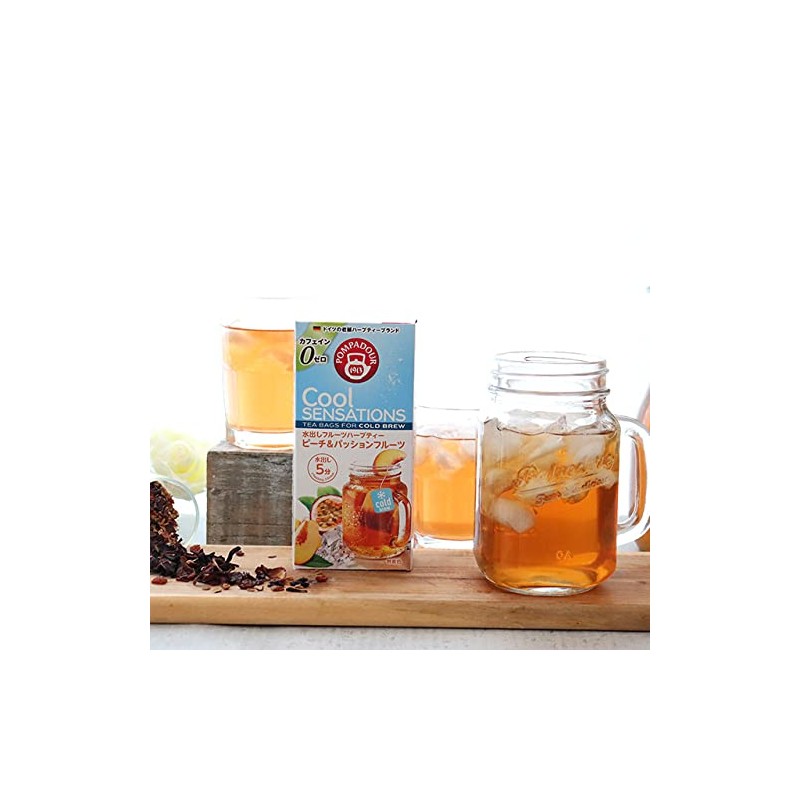 Pompadour Cool Sensation Peach & Passion Fruit 0.1 oz (2.5