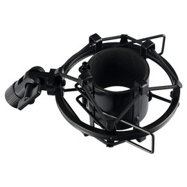 Pronomic MS-43 Microphone Spider (Reduces Impact Sound to a Minimum, for Microphones with 43 to 50 mm Diameter) Black