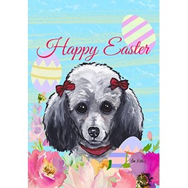 Poodle Grey - Best of Breed - HHS Easter House Flag
