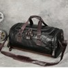 able me Men Leather Travel Weekend Overnight Duffel Bag Gym