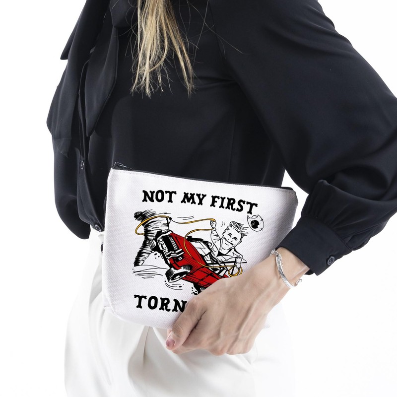 Tornado Lover Gift Not My First Tornadeo Makeup Bag American