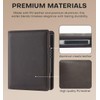 Lubsmuns Slim Wallet Black Men's Mini Wallet with RFID Protection