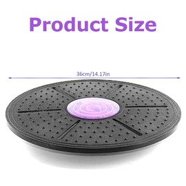 Balance Board for Adults, Non-Slip Round Balance Board with Maze 14 Inch Workout Wobble Board for Core Strength, Rehabilitation, Stability and Coordination