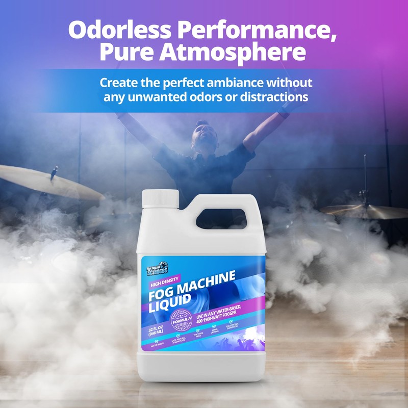 Fog Machine Liquid - 32oz Smoke Machine Fog Juice for