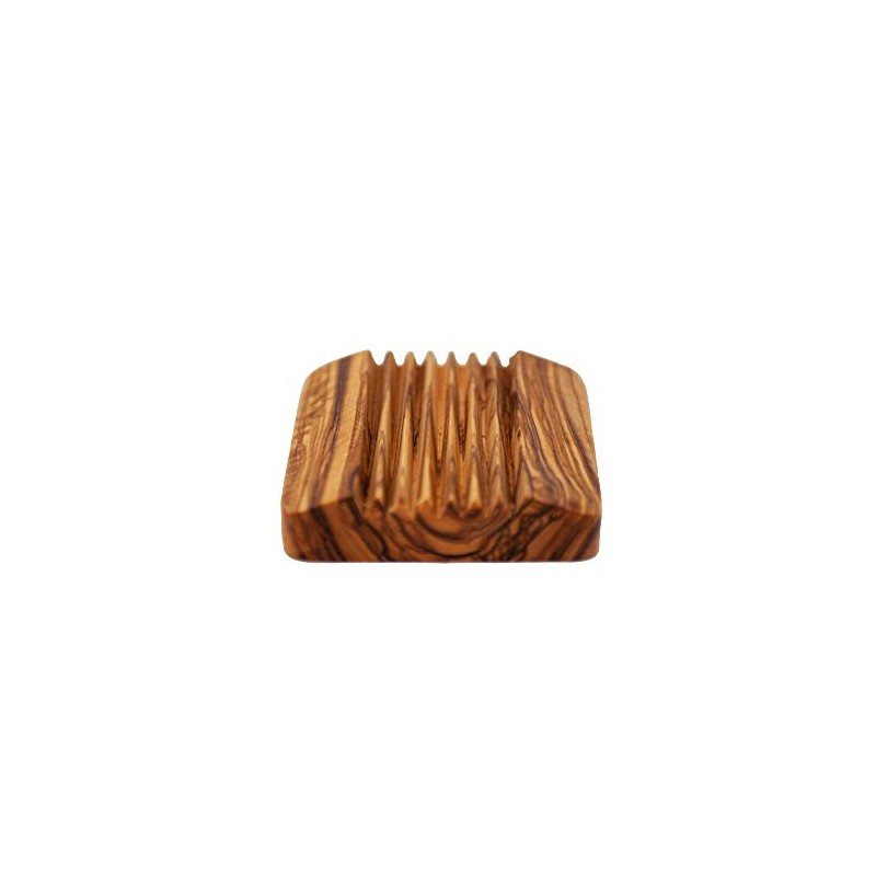 Soap Dish Soap Holder Square Rustic Olive Wood Decorative for