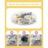 Plastic Bowl Covers for Sourdough Bread Proofing Large Disposable Elastic