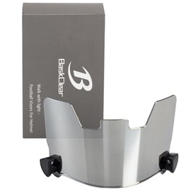 Football Visor Helmet Clear Visor, Scratch Resistant, UV Block, Anti-Fog, Anti-Cracking, Fits Youth and Adult Football Helmets. (ClearSilver)