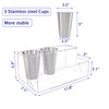 PITBVO Clear Hair Tool Organizer, Blow Dryer Holder, Acrylic Bathroom