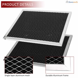 4 – PACK 97007696 Charcoal Range Hood Filter Replacement - Compatible with Broan 6105C