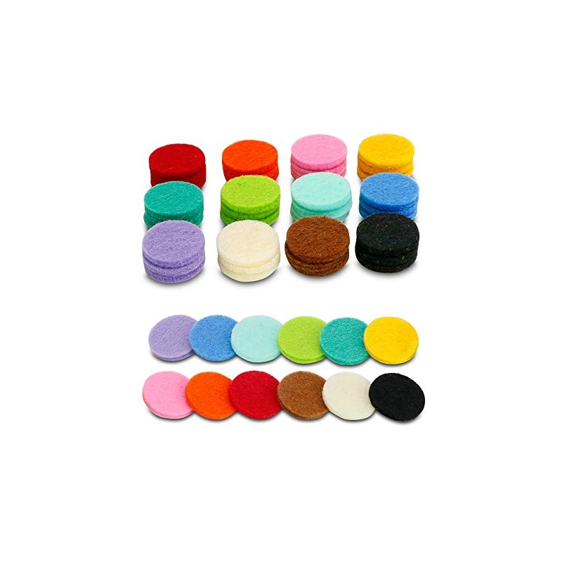 Maromalife 48PCS 22mm Replacement Refill Pads for 30mm Essential Oil