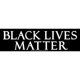 Black Lives Matter Anti-Racism BLM Movement Large Magnetic Bumper Sticker Decal Magnet 10-by-3 Inches