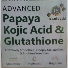Kojic Papaya Papaya Cream, Kojic Acid Glutathione  Skin Nourishing Resurfacing Face Cream