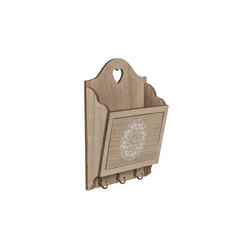 Out of the blue Mandala Wooden Key Holder with Compartment