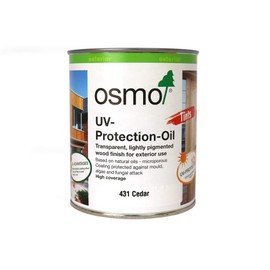 Osmo UV-Protection Oil Extra Exterior Wood Finish - 431 Light Red Cedar - 0.75L
