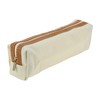 CAPASTEC Pencil Case, Stationery, Canvas, Simple, Large Capacity, Stylish, Lightweight,