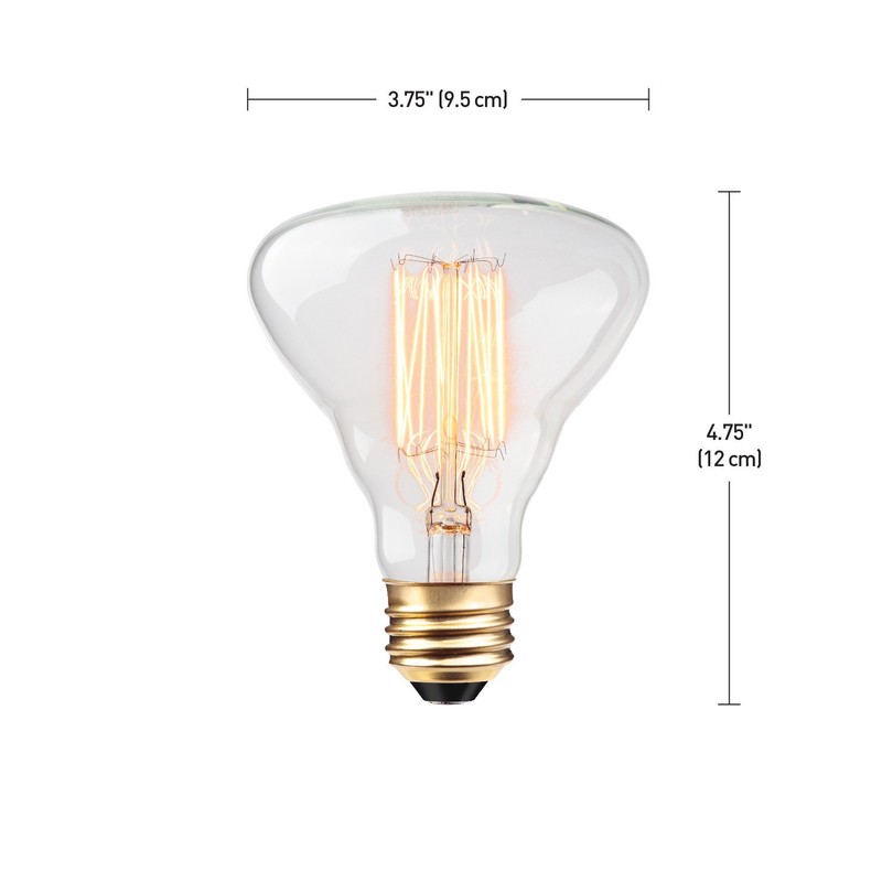 Globe Electric 84654 Designer 40W Labo Vintage Bulb