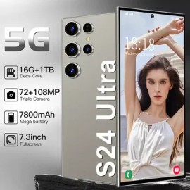 Original S24 Ultra 16GB+1TB Smartphone Unlocked Dual Card 5G Cellphone Android 14.0 Mobile Phonescolor: Black, plug: EU, ram: 16g, storage capacity: 1TB