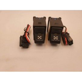 Fits The Jeep® TJ Rocker Switch Pair- Front Locker - Rear Locker Switches 1997-2006