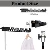 2 Pcs RV Clothes Drying Rack, Plastic RV Ladder Clothes