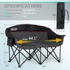 Overmont Oversized Double Camping Chair for Adults Supports up to