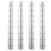 4Pcs Continuous & Piano Hinges, 16Inch 1.2'' Open Width, Silver