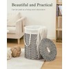 SETVSON Laundry Hamper with Lid Laundry Basket with Lid 19.0