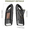Mudder 4 Pack Hand Crank Solar Powered Flashlight Emergency Rechargeable
