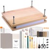 JUPEAN 45 Pcs Book Binding Kits, Bookbinding Kit Large Book