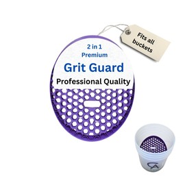 CA Detailing Scrub Mitt Grit Guard & Filter - Car Wash Bucket Insert for Dirt Separation, Prevents Scratches, Protects Paint, Durable and Easy to Clean - Ideal for Car Detailing and Auto Maintenance