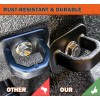 Evotech 4pcs Blue Aluminum Truck Bed Side Tie Down Wall