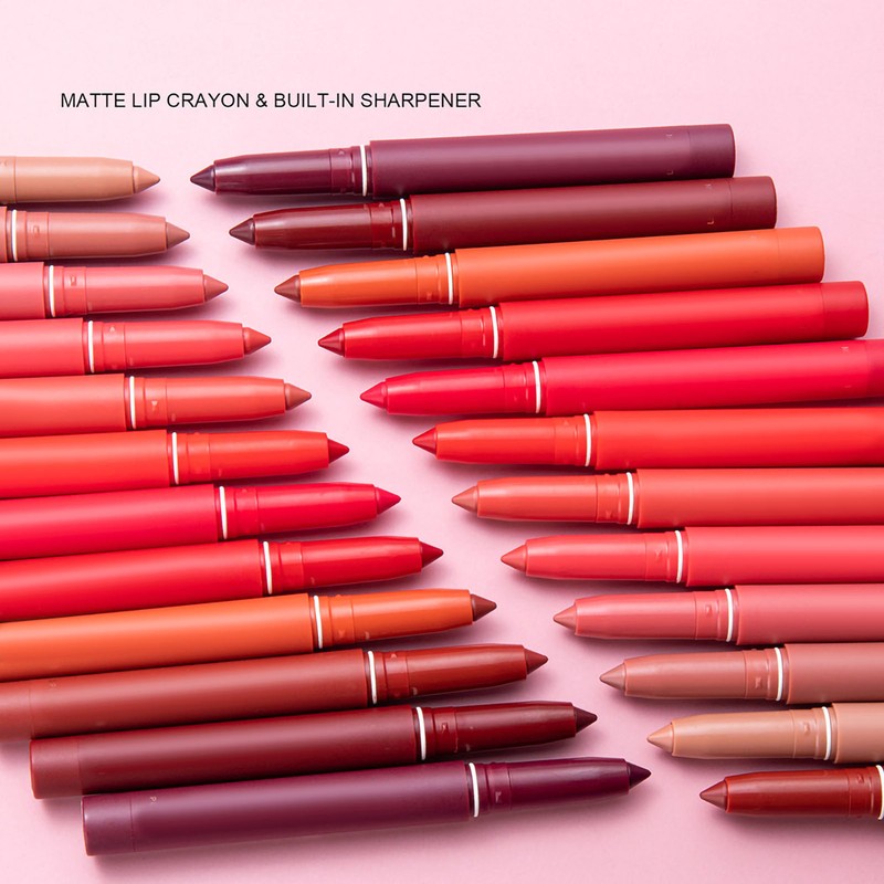6 Colors Matte Crayon Lipstick Lipstick Makeup Lipstick Set Waterproof
