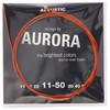 Aurora Strings AUR.NTRO.ORN.A11 Acoustic Strings 11, Med/Light, Nitro Orange