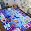 DINSUMRUG ABC Kids Rug for Playroom 59"×78.7" Ocean Mat Baby