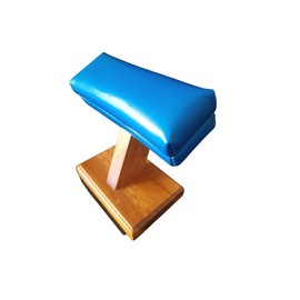 Nefelibata Watch Stand, Genuine Leather, Wooden, 2 Pieces, Stylish, Watch Stand, (Blue)