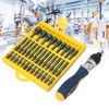 36Pcs Screwdriver Set Magnetic Rotatable Base 1/4 Socket Ratchet Screwdriver