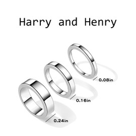 Gold Stacking Rings for Women Stackable Thin Rings Dainty Thumb Pinky Band Rings Chunky Thick Rings for Teen Girls (silver)