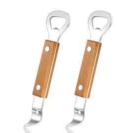 HANCELANT Can Punch Bottle Opener, Manual Stainless Steel Can Opener 2 Pack