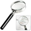 BUBUCAM Handheld Magnifier Reading Magnifier 5X Magnification Ø 75 mm
