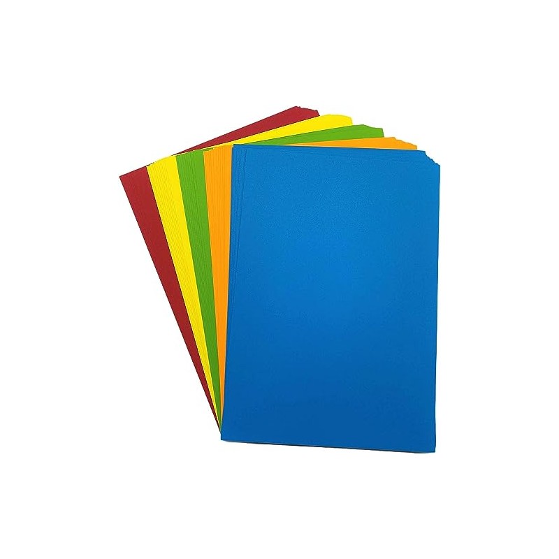 DJP A4 80 GSM Paper - Assorted Bright Coloured Copier