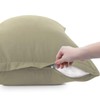 PiccoCasa Zippered Pillowcases, 100% Brushed Microfiber Polyester Pillow Case Cover,