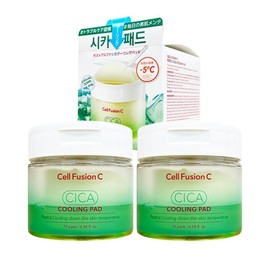 셀퓨전씨 포스트 알파 시카 쿨링 패드 70매 2통 진정 보습 토너패드 (44276727) Cell Fusion C Post Alpha Cica Cooling Pad - 70 Sheets, 2 Packs - Soothing Moisturizing Toner Pad