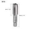 sourcing map Metric Hand Tap M18 Thread 1.5 Pitch 4