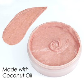 Primal Elements Sunkissed Body Butter with Coconut Oil, Shimmering Moisturizer for Ultimate Hydration and Nourishment, Suitable for All Skin Types, Instant Glow – Kona Mocha, 3 pack (4 oz each)