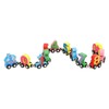 12pcs Wooden Magnetic Digital Train Cute Fun Early Education Trackless