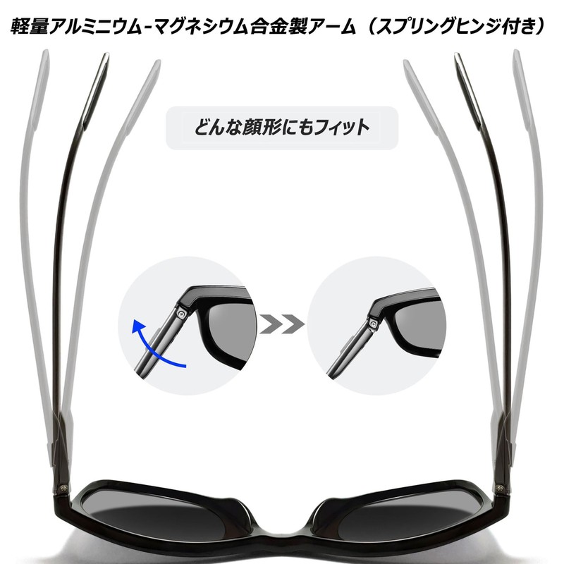 Joopin Polarized Sunglasses Men Women Unisex UV400 Wellington Lightweight Sports