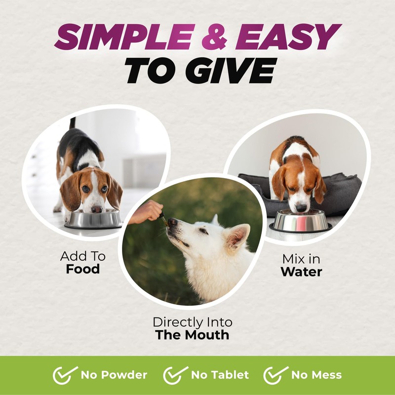 Natural Dewormer for Dogs | 100% Natural | Contains 3