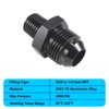 STPCTOU 8AN Male Flare to 1/4" NPT Pipe Fitting Adapter,