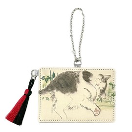 Manhattaners Japanese Kiribou Purse Pass Case, green