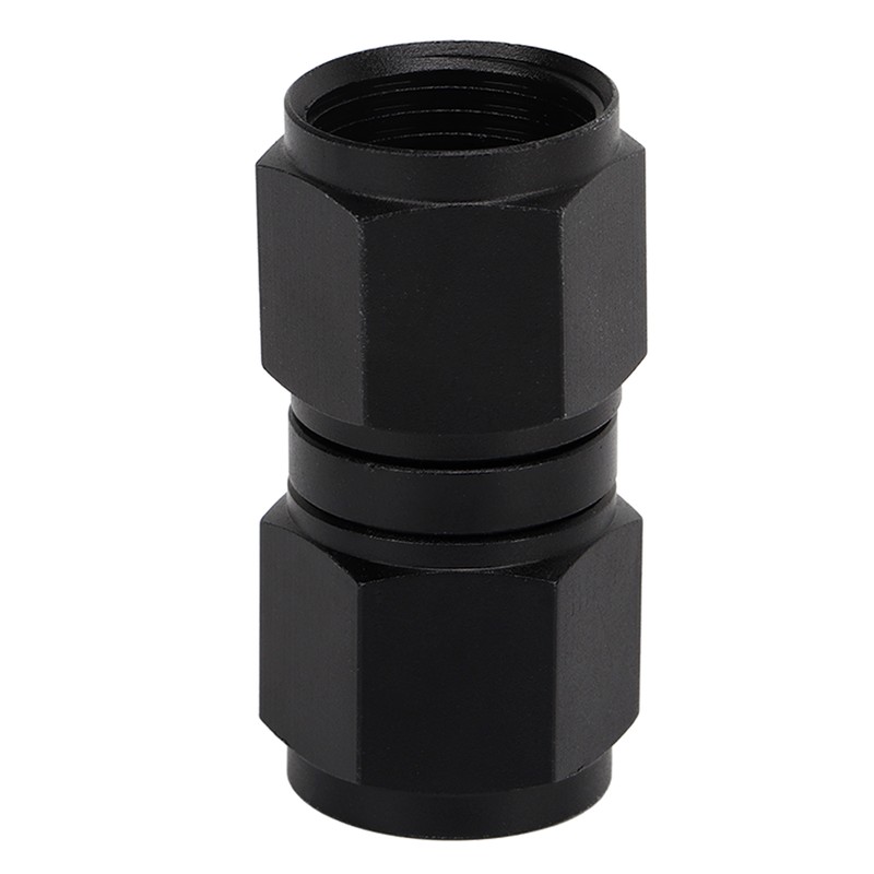 5PCS 10AN Fitting Adapter Black Female Straight Swivel Aluminum Alloy