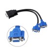 Cable De Conexión VGA Splitter Adapter Cable, 25cm Pure Copper